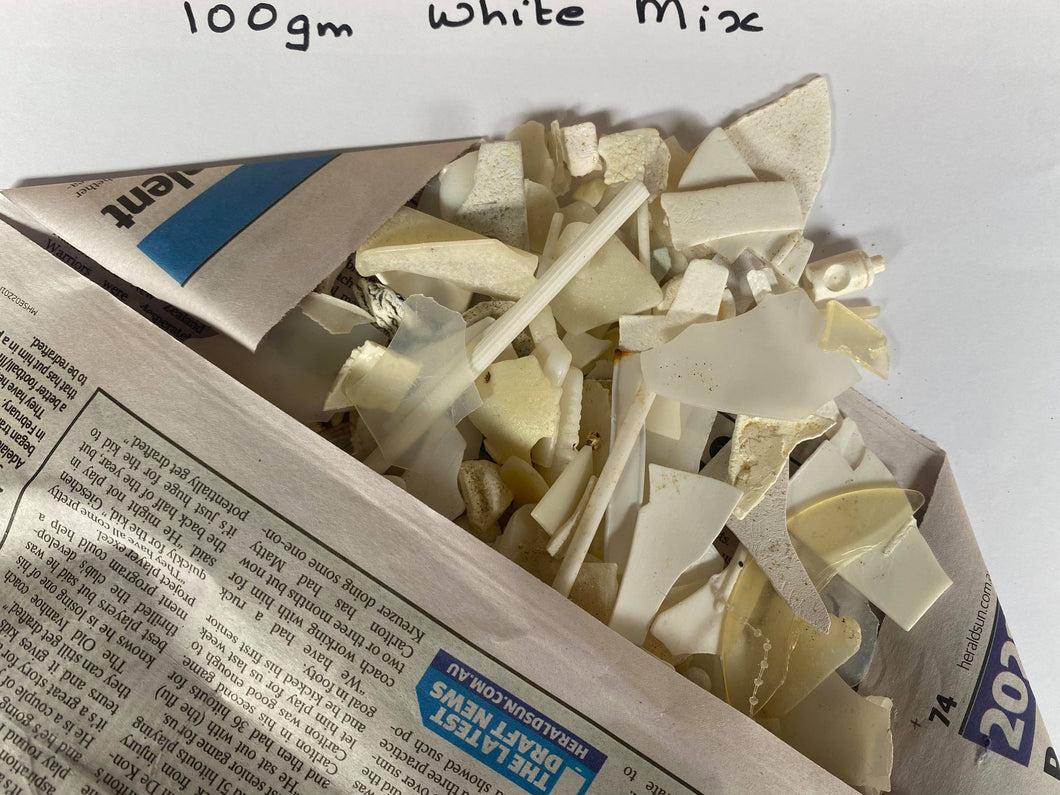 D. Packet of Ocean Debris (unsorted mix/black/white)100gm includes Free YouTube Tutorial