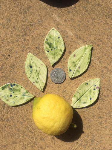 Clay Lemon Leaves - $4.00 each
