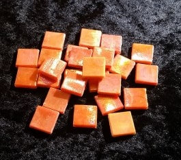 Jade Mosaic Tiles Irridised Orange HK17115